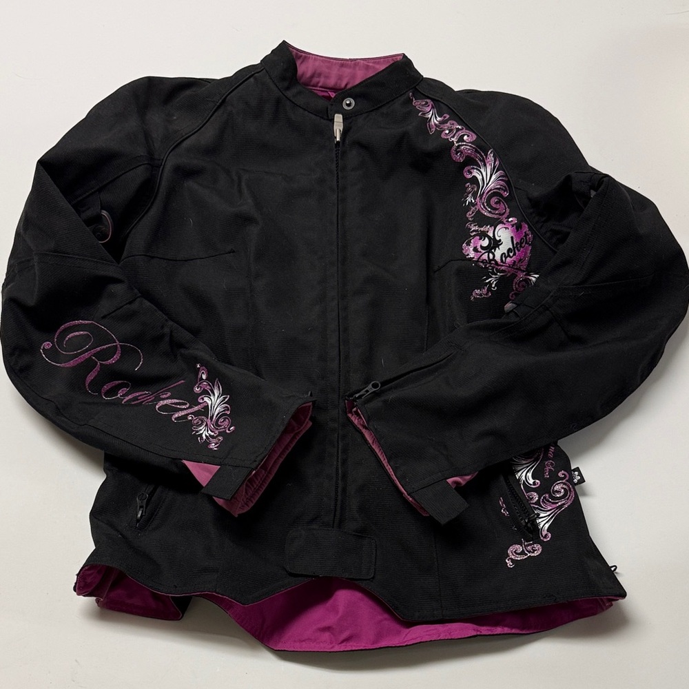 Joe Rocket Black and Pink Women's Jacket